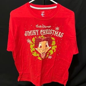 Walt Disney Jiminy Cricket Christmas t-shirt